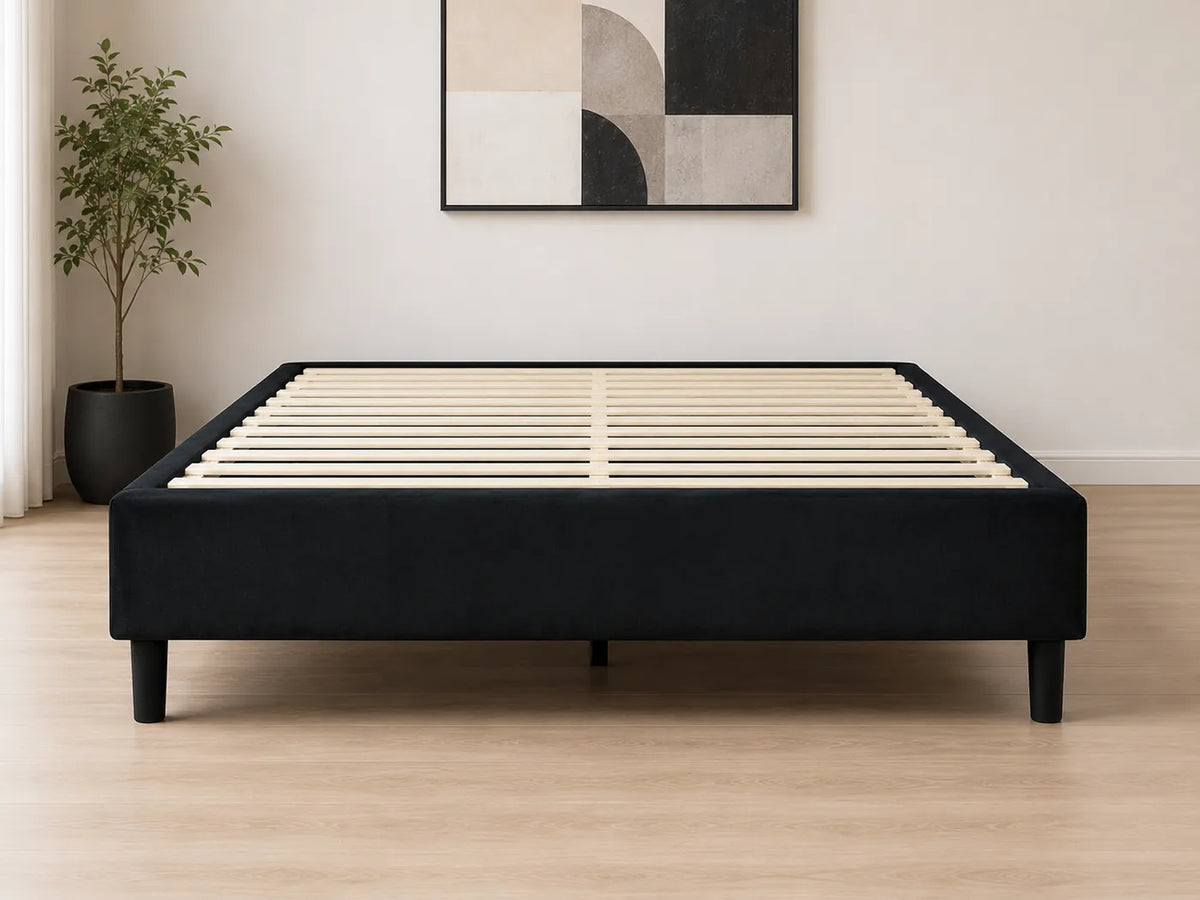 Naplux black bed base